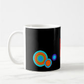 Gras Polka Dot Monogramme Mug (Gauche)