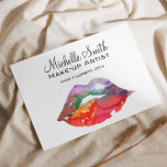Gras Rainbow Lips Aquarelle Dessin maquillage beau<br><div class="desc">Ce dessin d'aquarelle dynamique de lèvres arc-en-ciel capture une esthétique ludique et audacieuse avec une touche moderne. Le dégradé de couleurs se déplace harmonieusement sur les lèvres, évoquant un sentiment de créativité et d'individualité. Les coups de pinceau fluides et artistiques apportent une touche fraîche et énergique, ce qui rend ce...</div>