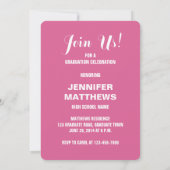 Gras rétro 2| Invitation du groupe de diplômés (Dos)