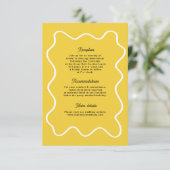 Gras Retro Funky Modern Mariage Carte de boîtier (Debout devant)