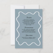 Gras Retro Funky Modern Mariage Carte de boîtier (Devant)