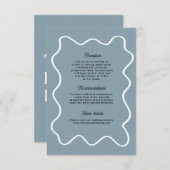 Gras Retro Funky Modern Mariage Carte de boîtier (Devant / Derrière)
