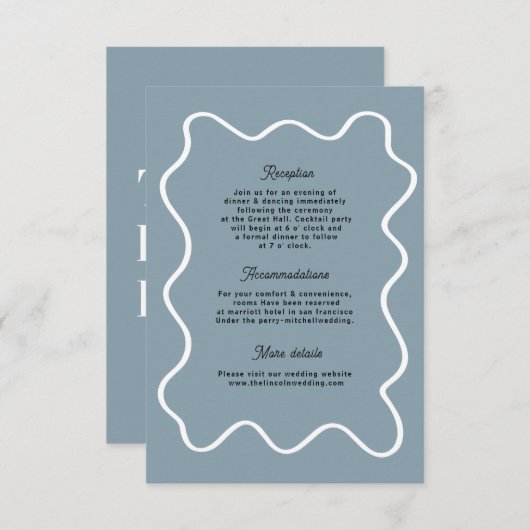 Gras Retro Funky Modern Mariage Carte de boîtier (Devant / Derrière)
