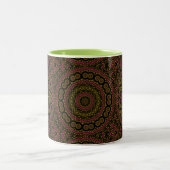 Gras rose et noir kaléidoscope MUG (Centre)