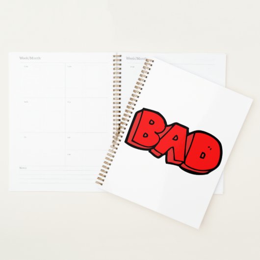 Gras rouge mauvais style de graffiti (Devant avec enveloppe)