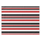 Gras Rouge noir rayures nappe (Devant (Horizontal))