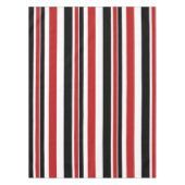 Gras Rouge noir rayures nappe (Devant)