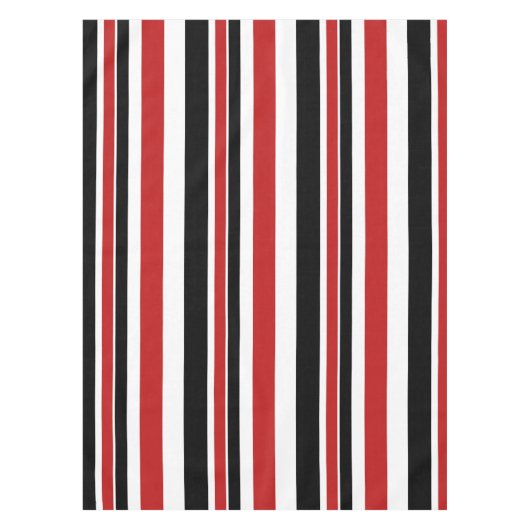 Gras Rouge noir rayures nappe (Devant)