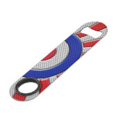 Gras Roundel Sunburst Design en fibre de carbone (Dos Angle)