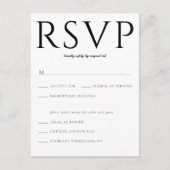 Gras RSVP Insérer une carte postale (Devant)