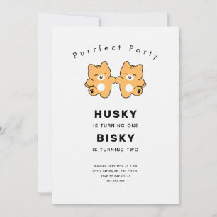 Gras Sans Serif Gras Invitation purrfect