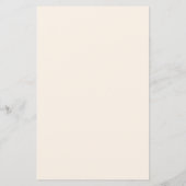 Gras Simple Boho Rust Simple Custom Wedding Menu (Dos)
