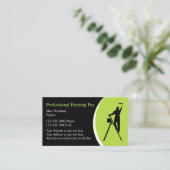 Gras simple Cartes de visite de peintre de maison (Debout devant)