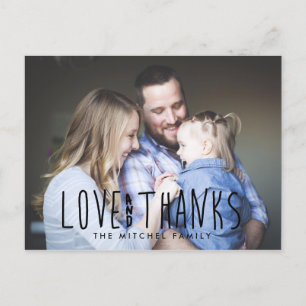 Gras simple et noir   Carte postale photo Merci