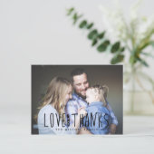 Gras simple et noir | Carte postale photo Merci (Debout devant)