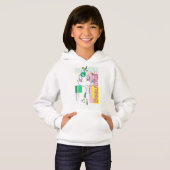 Gras Sweat - shirt à capuche graphique pour filles (Devant entier)