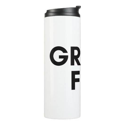 gras thermosbeker (Gedraaid links)