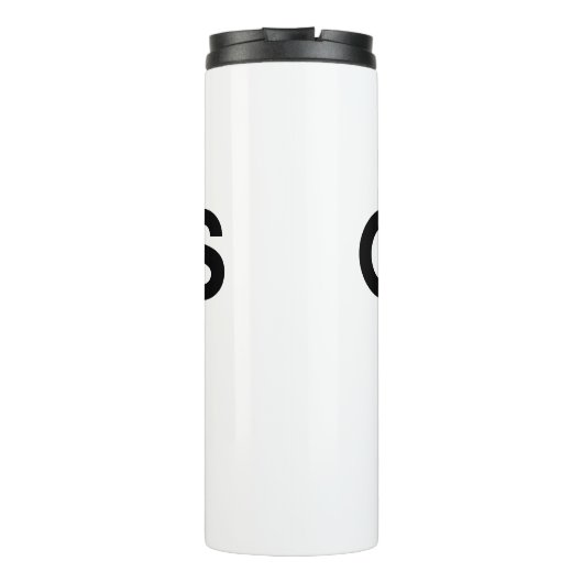 gras thermosbeker (Achterkant)