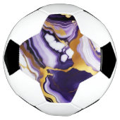 Gras Trendy violet jaune or faux marbre (Tourné)