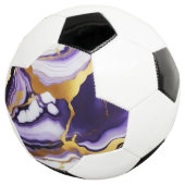 Gras Trendy violet jaune or faux marbre (3/4)