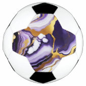 Gras Trendy violet jaune or faux marbre (Devant)