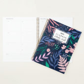 Gras Tropical Botanical Planner Stylish & Vibrant (Devant avec enveloppe)
