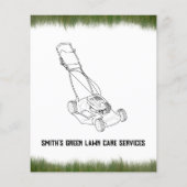 gras Uitsnijden van gras Flyer (Achterkant)