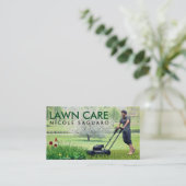 Gras voor grassen visitekaartje (Staand voorkant)