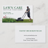 Gras voor grassen visitekaartje (Voorkant / Achterkant)