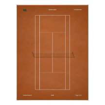 Grasbaan van de French Open