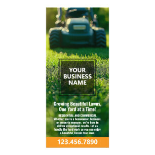 Grasdiensten - Maaien, Rand Landscaping Reclamekaart