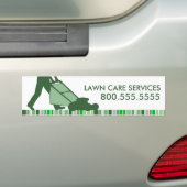 grasdiensten voor groene streak bumpersticker (Op auto)