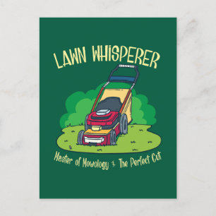 Grasfluisteraar Grasmaaier Tuin Tuinieren Briefkaart