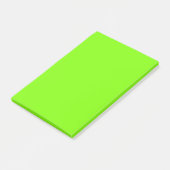 Grasgroen Stevige Kleur | Klassiek | Elegant Post-it® Notes (Schuin)