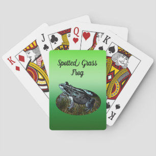 Graskikker, gebotteld pokerkaarten