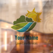 graslandschap raamsticker (Vel 2)