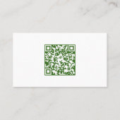 Grasmaaien Aangepaste QR Visitekaartje (Achterkant)