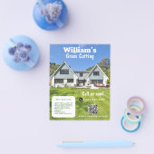 Grasmaaien Grasmaaien Landschap Flyer (Enkel)