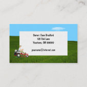 Grasmaaien Visitekaartje (Achterkant)