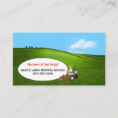 Grasmaaien Visitekaartje (Voorkant)