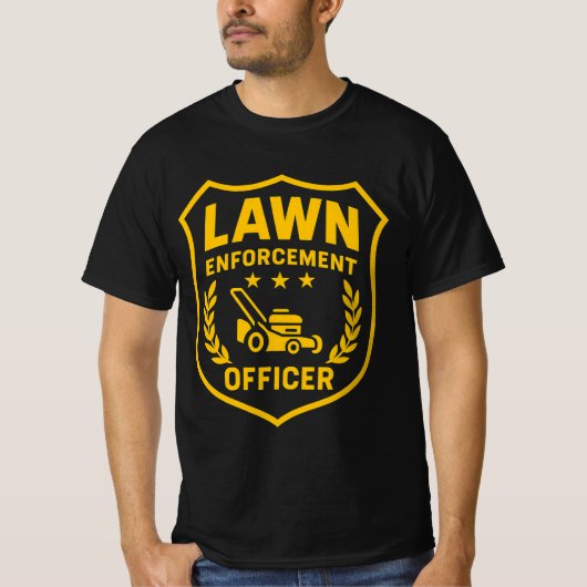grasmaaier agent t-shirt (Voorkant)