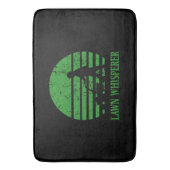 Grasmaaier Lawn Whisperer Tuinman Gift Badmat (Voorkant Verticaal)