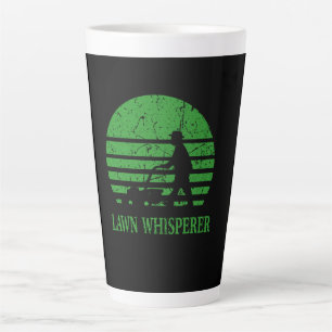 Grasmaaier Lawn Whisperer Tuinman Gift Latte Mok