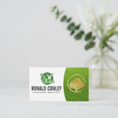 grasmaaier Logo | landschapsarchitectuur | hovenie Visitekaartje (Staand voorkant)