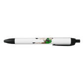 Grasmaaier Man Cartoon Grappige kunst Zwarte Inkt Pen (Bodem)