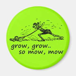 Grasmaaier Man Magneet