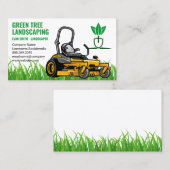 Grasmaaier Snijdt Gras | Green Thumb Visitekaartje (Voorkant / Achterkant)