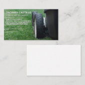 grasmaaier | vers gemaaid gras visitekaartje (Voorkant / Achterkant)