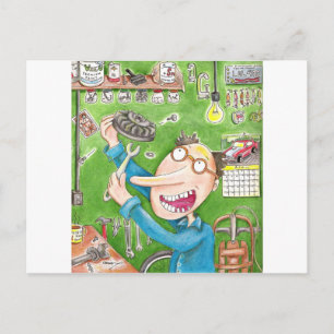 grasmaaierfix briefkaart