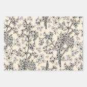 Grasmere Garden  Modern Botanisch Patroon Inpakpapier Vel (Voorkant 3)